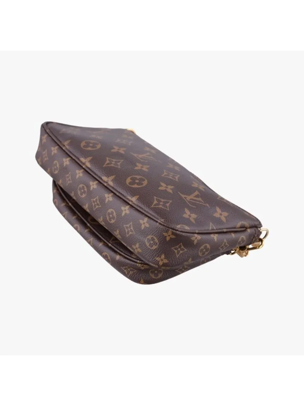 Louis Vuitton Multi Pochette Accessoires Monogram Brown Khaki Canvas Shoulder